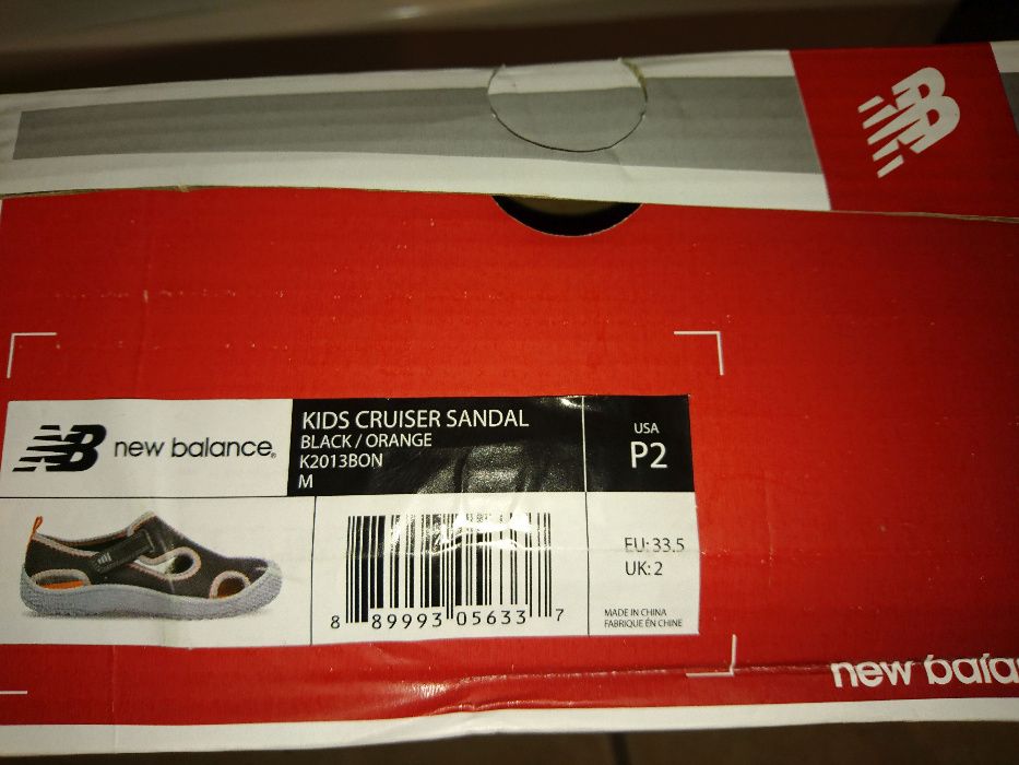 Buty dziecięce New Balance sandały do pływania 33.5