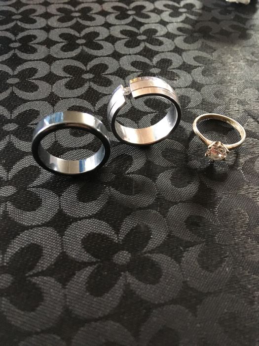 Pierscionki - 925 DOCZ, Designer ring z cyrkonią i pierścień leczniczy