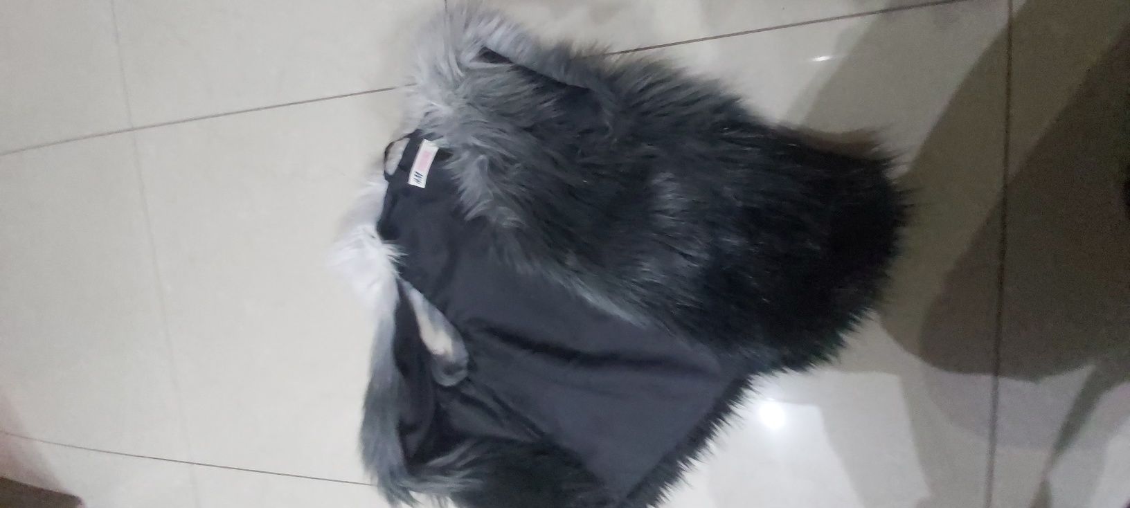 Kamizelka futerko  ocieplacz 116cm