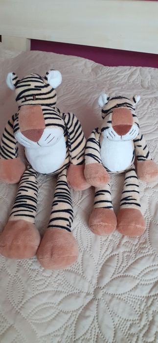 Tygrys-dwie maskotki przytulanki Teddykompaniet