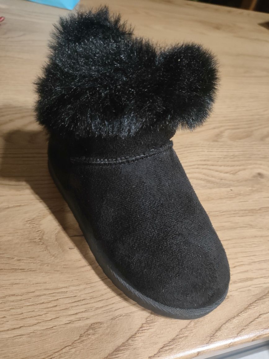 Buty zimowe dla dziewczynki r.32 + gratis