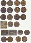 Medalhões comemorativos de bronze militares