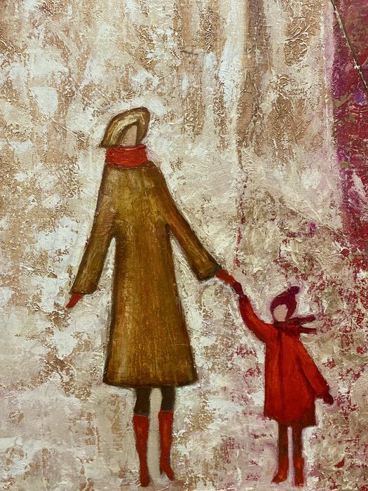 Картина маслом. Ангел Охоронець.