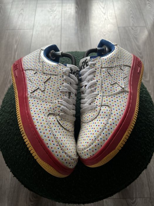 Rzadkie Luxury Rare Buty Bape Sta Star Polka Dot Limited Japan