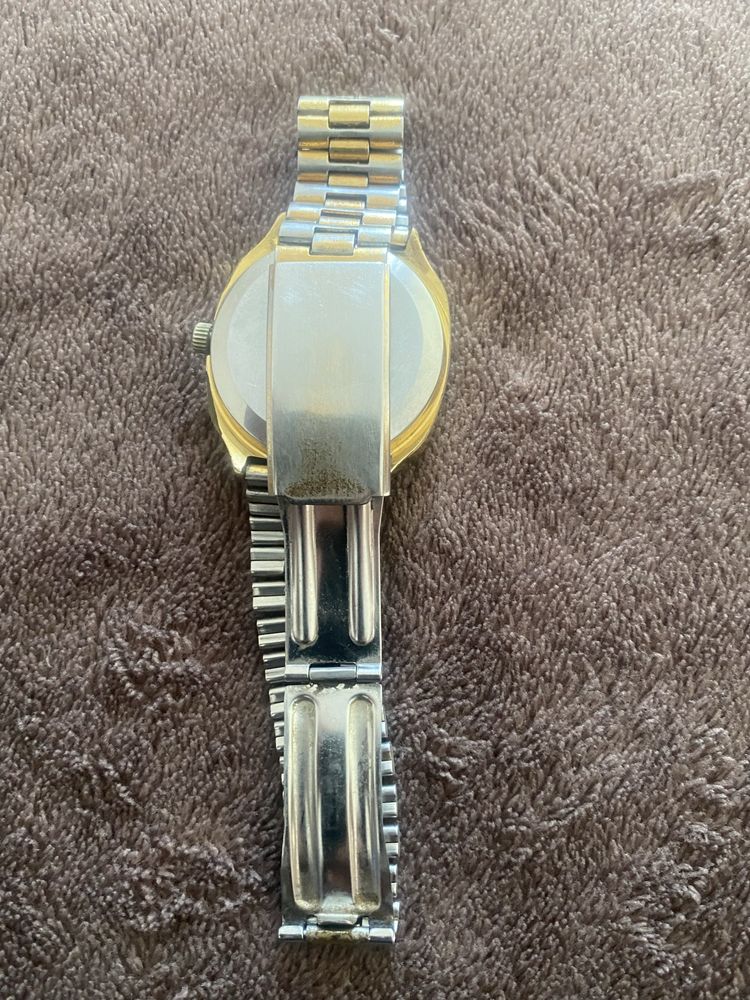 Tissot Seastar Quartz Vintage lata 70te złocony sprawny