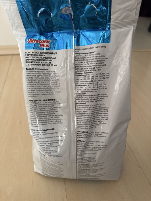 Mapei fuga cenentowa do płytek 119 londyński szary 5 kg