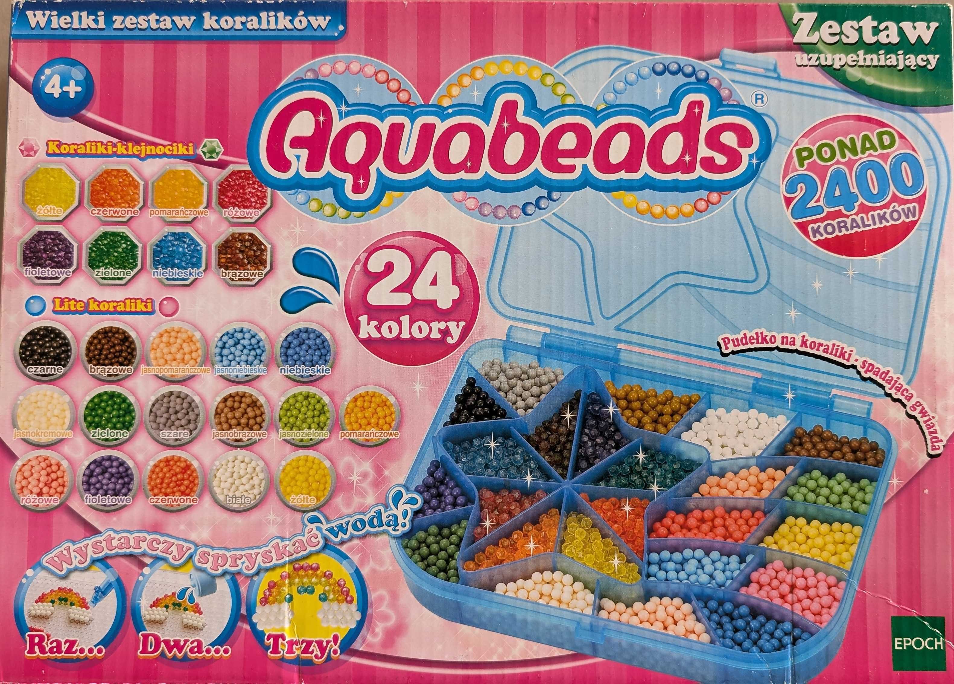 Aqabeads koraliki do sklejania zestaw i dodatkowe szablony