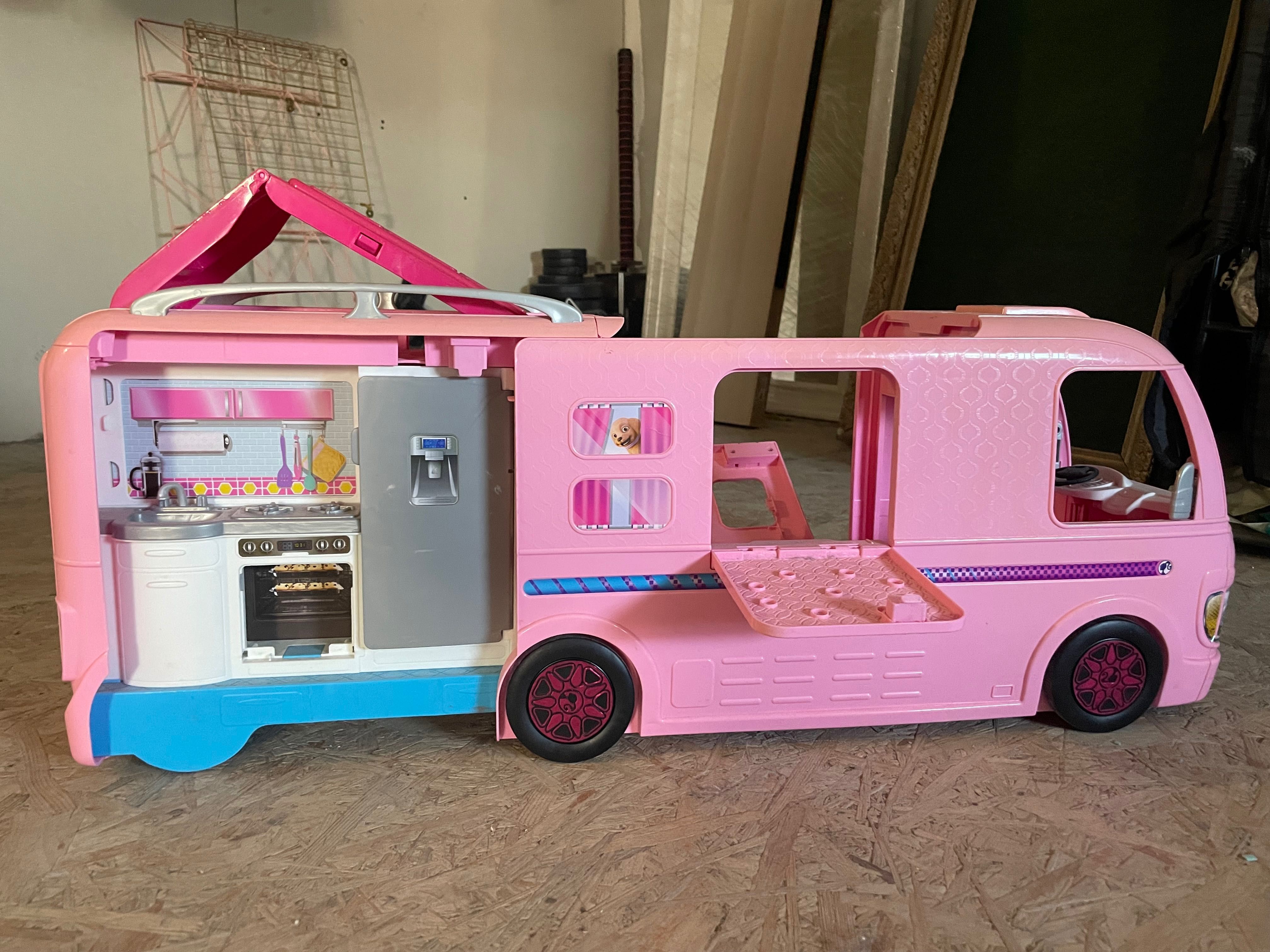 Kamper Barbie różowy