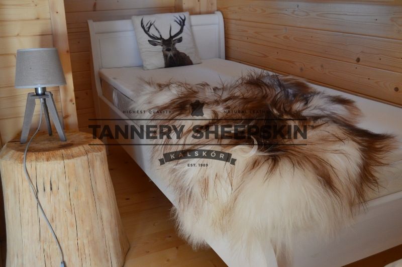 Skóra Owcza Naturalna Island Muflon Brąz XXXL GIGANT