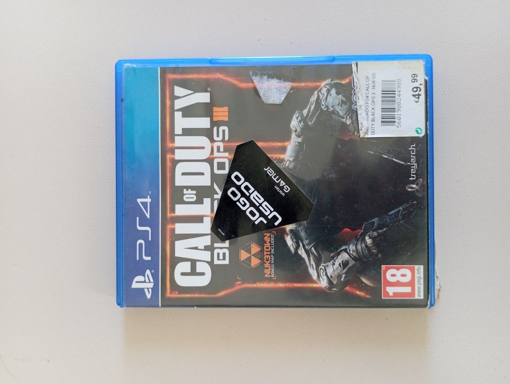 Jogo COD - BO3 para PS4