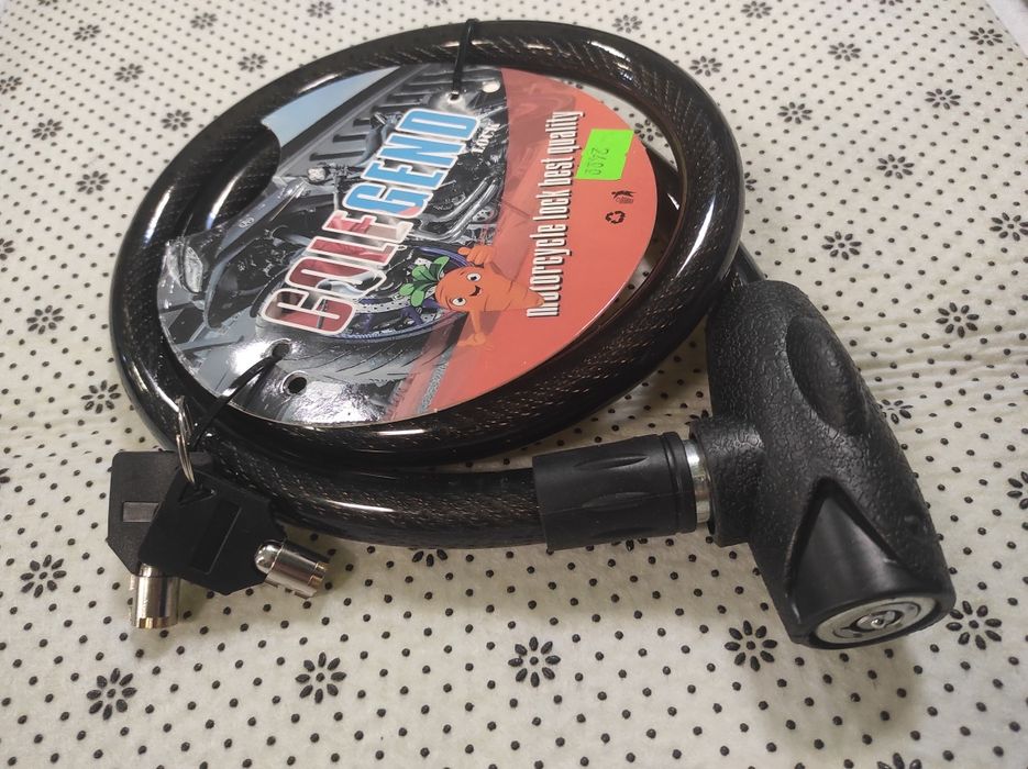 Grube zapięcie do roweru blokada linka przeciwkradzieżowa zamknięcie