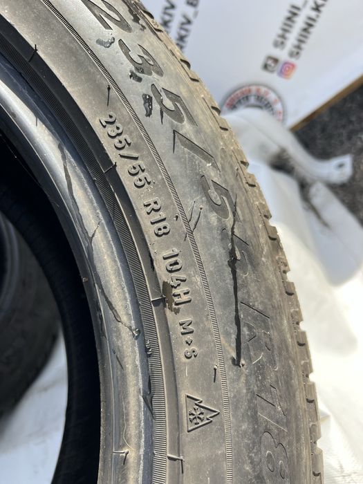 4шт 235/55R18 Pirelli Scorpion, СКЛАД Б/У РЕЗИНЫ