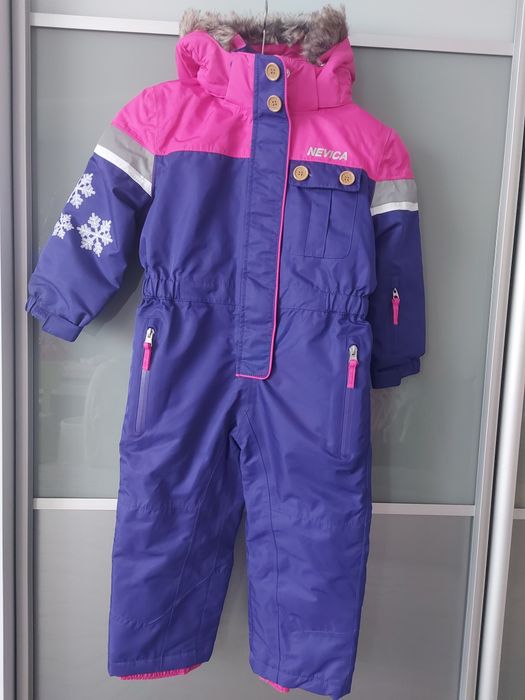 Зимовий термокомбінезон на дівчинку Зимний комбинезон Nevica 3-4 года