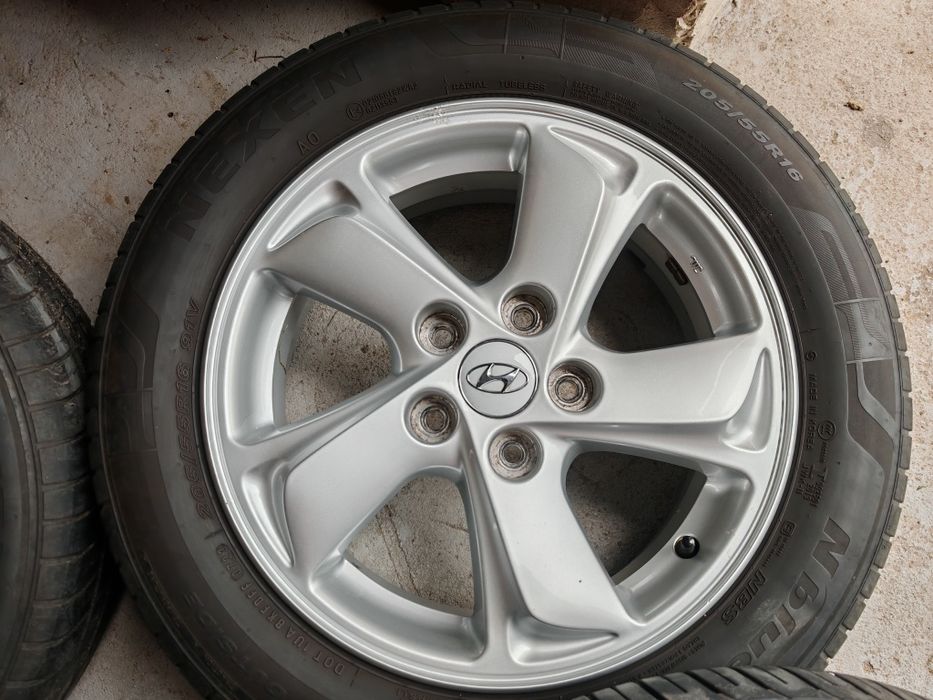 Alufelgi 16" 5x114,3 + opony letnie