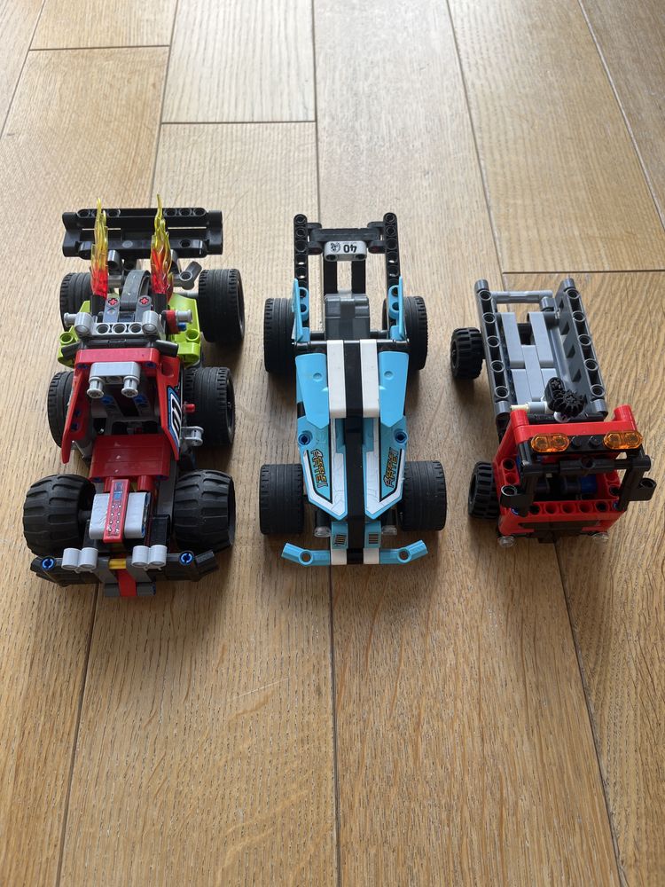 Lego Technik - 3 samochody