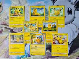 Pikachu 8 szt mega zestaw Pokemon TCG