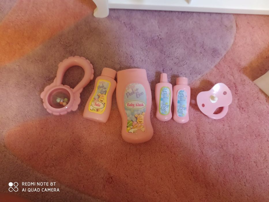 Boneco com acessorios