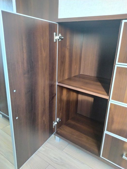 Pojemna komoda Bodzio Orzech - 135 cm szerokość