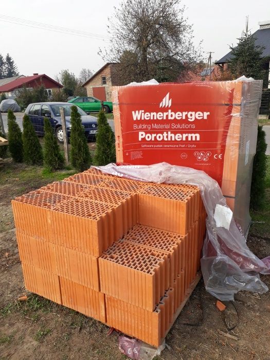 Pustak ceramiczny Wienerberger Porotherm 25 P+W kl.15