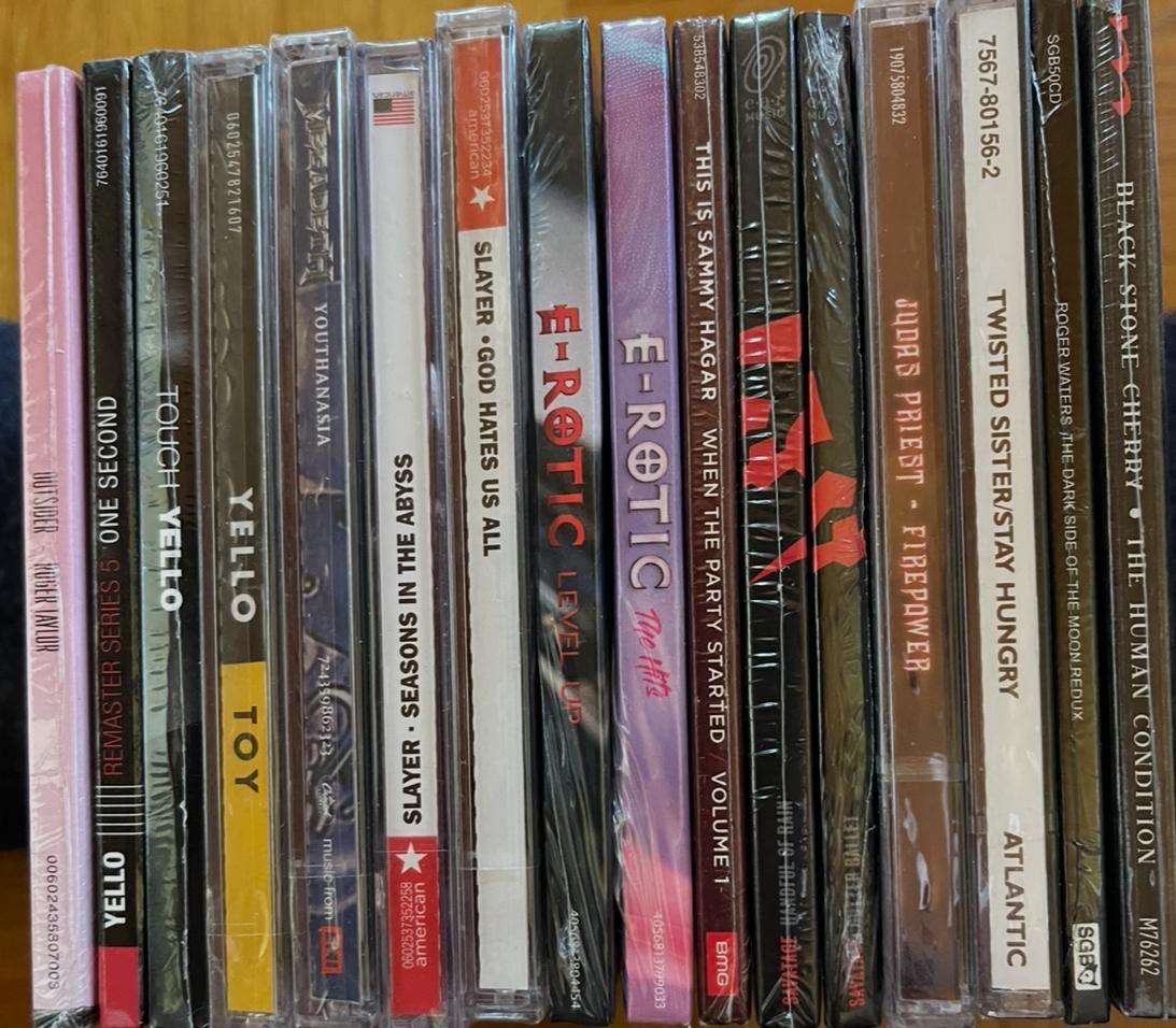 CD - Запаковані. Twisted Sister, Roger Waters, Slayer,Judas Priest,