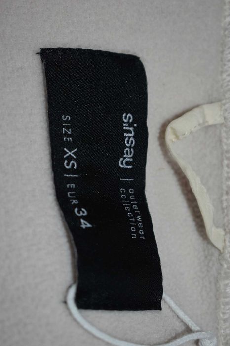 Bluza 34 XS zasuwana ciepła pluszowa z kapturem oversize ocieplana