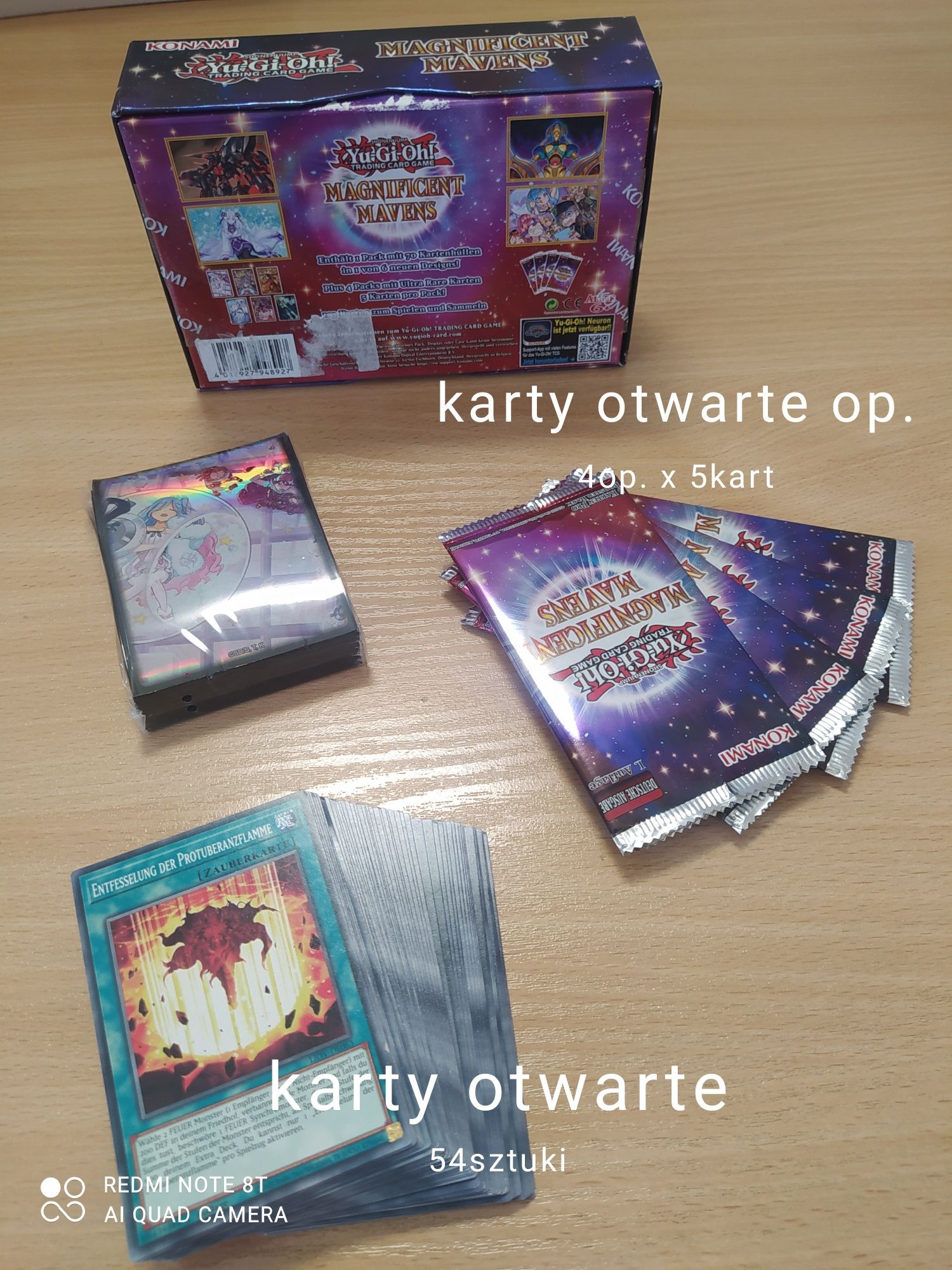 Karty zestaw konami yu-gi-oh!