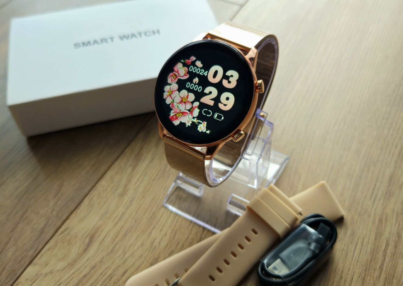 Stylowy Smartwatch- Funkcjonalny Zegarek