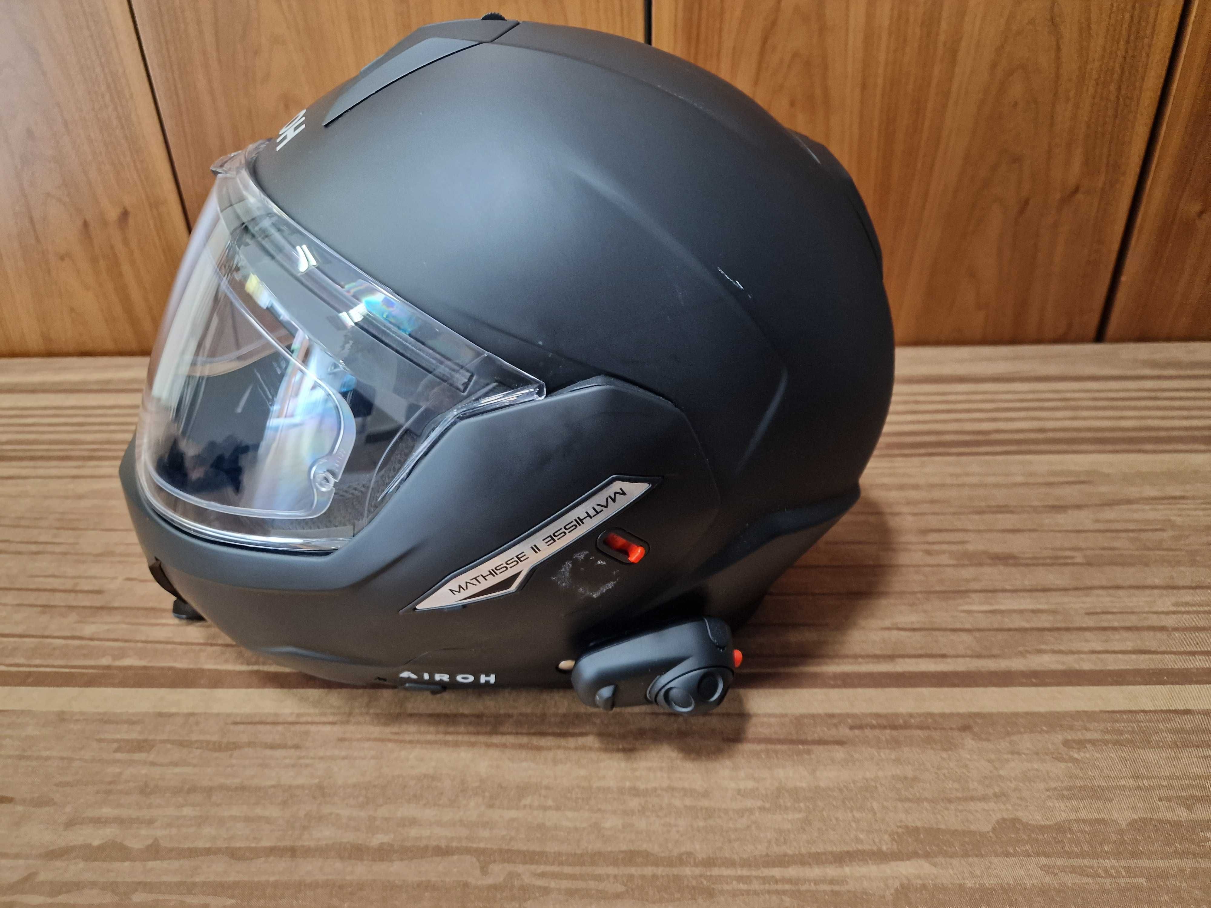 Kask Szczękowy Airoh Mathisse II XL + Intercom Sena SMH5