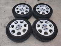 Koła felgi alufelgi 5x112 audi a4 b6 a3 et42 ładne opony 205/55/16