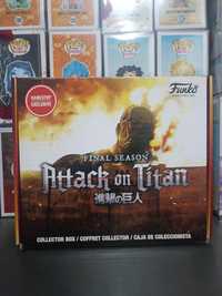 Funko Pop Attack on Titan Final Season Gamestop Collectors Box