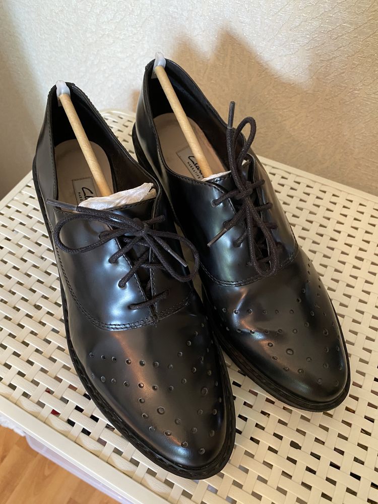 Clarks броги полуботинки туфли