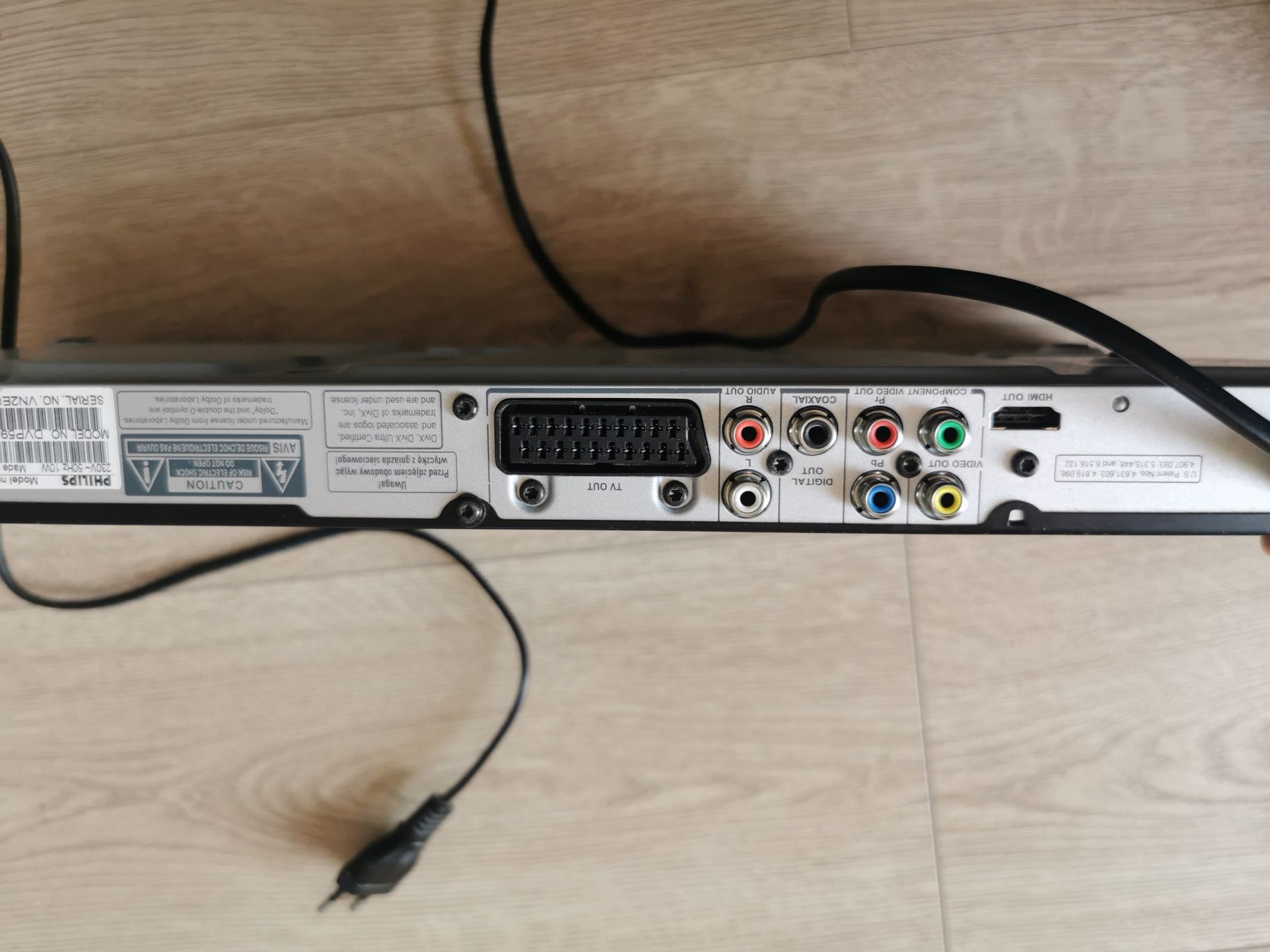 Odtwarzacz DVD PHILIPS dvp5980 /12 wraz z kablem scart. Szybka wysyłka