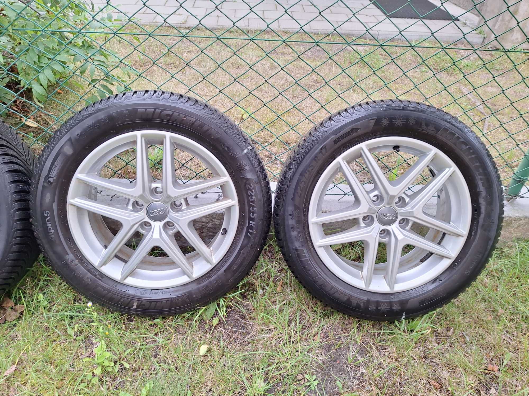 Felgi aluminiowe Audi  + opony zimowe komplet