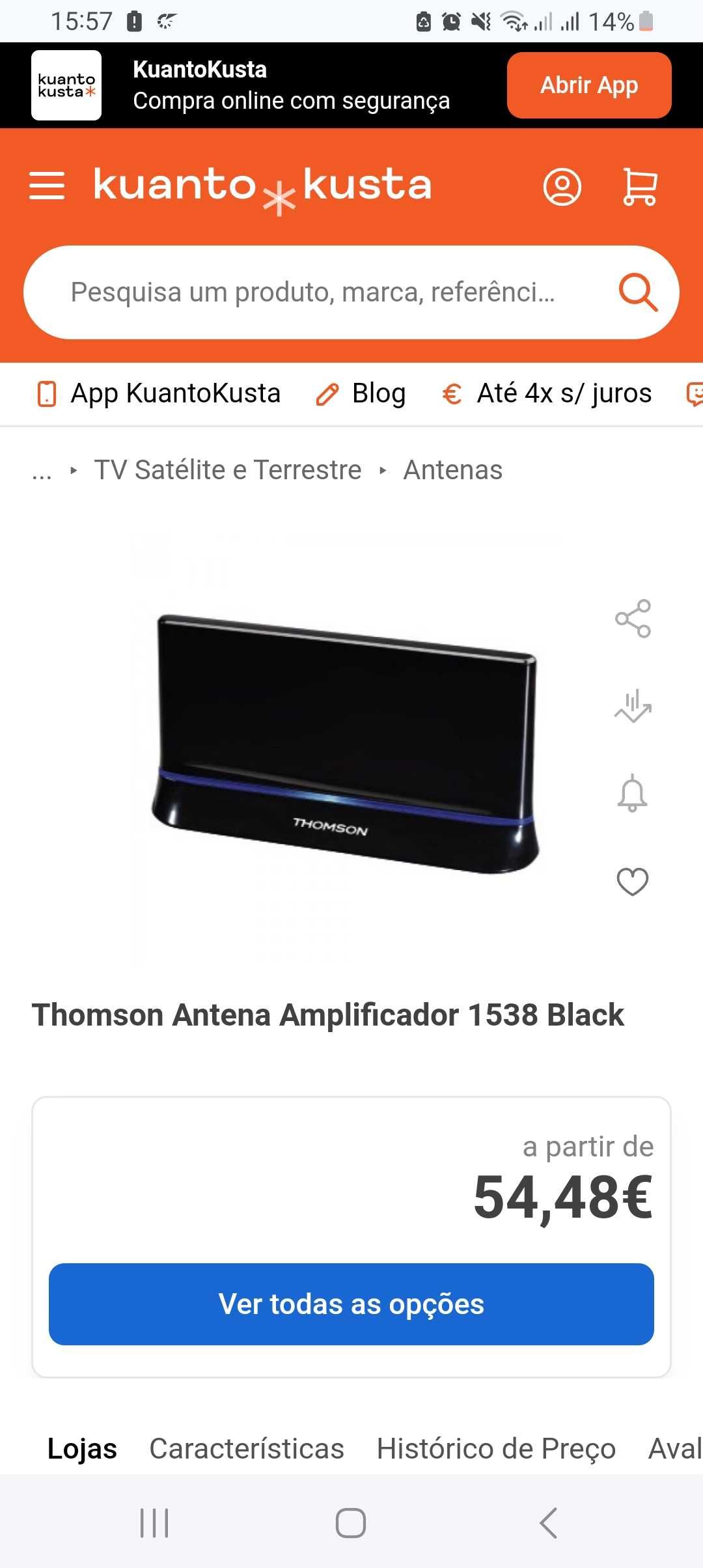 Antena interior Thomson
