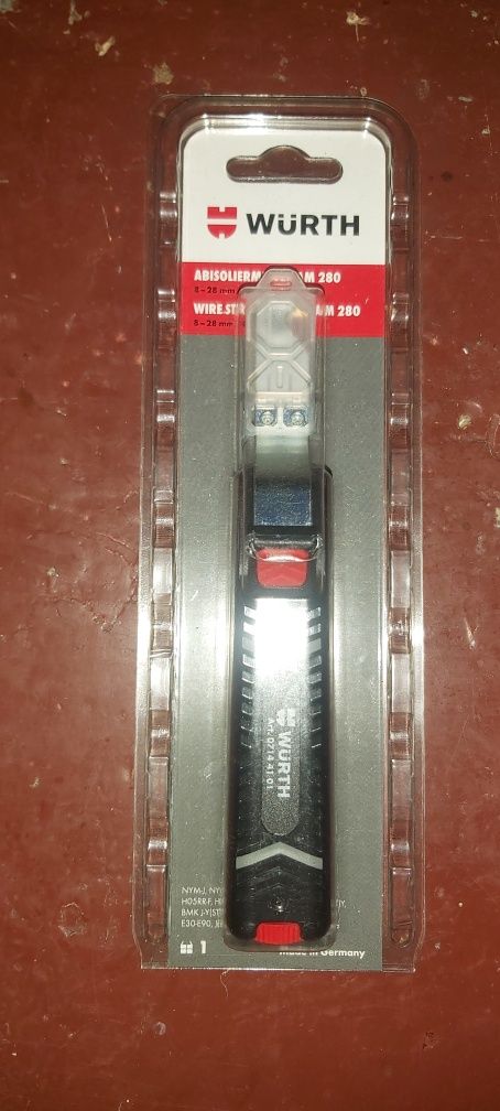 KNIPEX, WÜRTH ściągacz do izolacji.