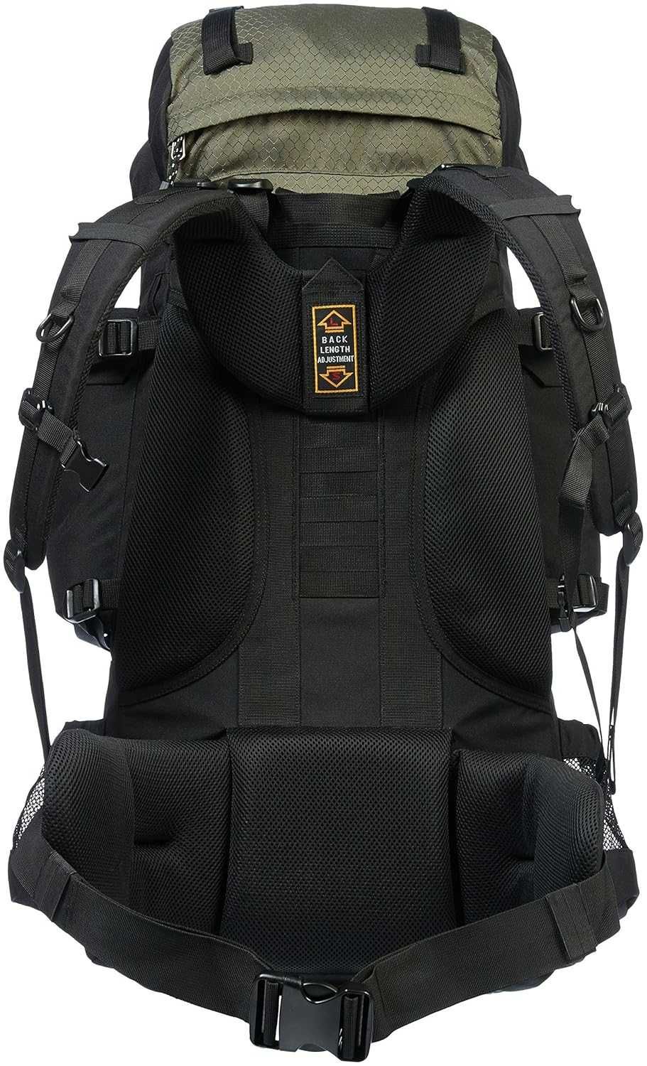 Туристичний рюкзак Amazon Basics 75 л каркасом та дощовиком