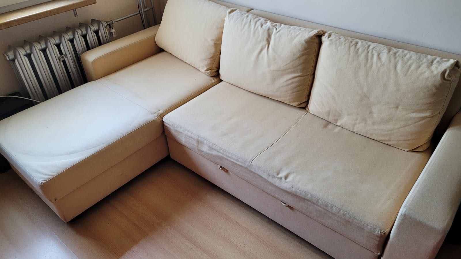 Narożnik Ikea kremowy