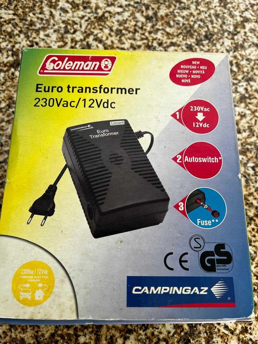 Geleira elétrica 12v Campingaz com transformador 230v
