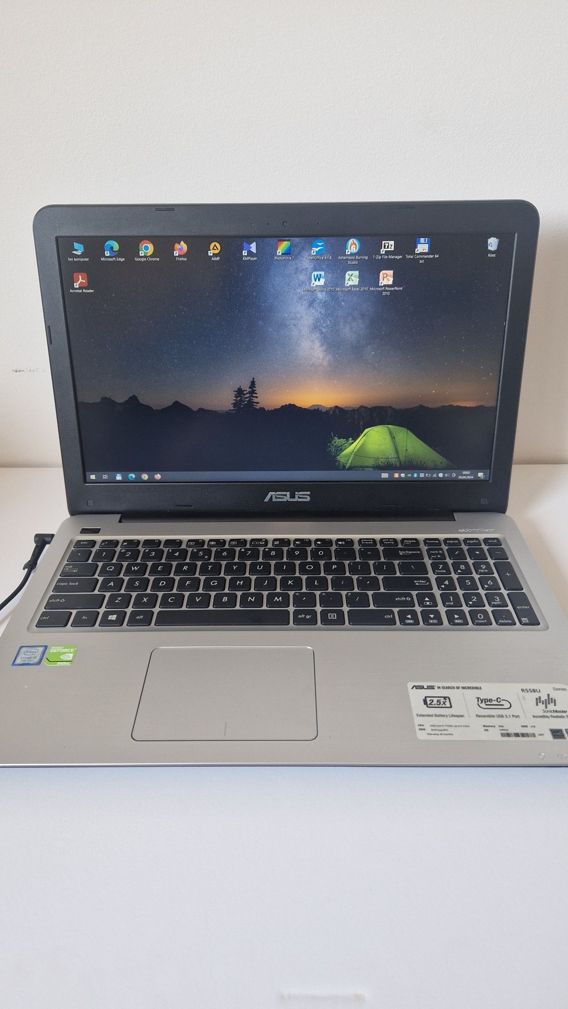 Laptop Asus R558U + torba