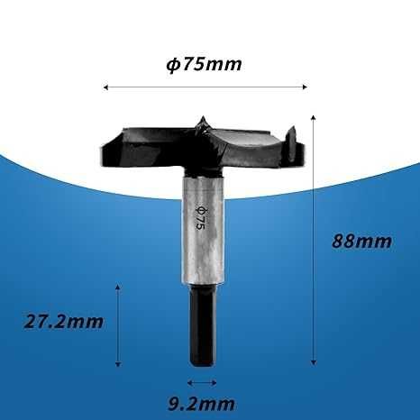 wiertło Forstner, 75 mm