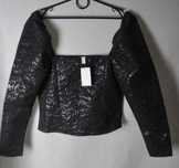 Elegancka bluzka z bufkami H&M r. M