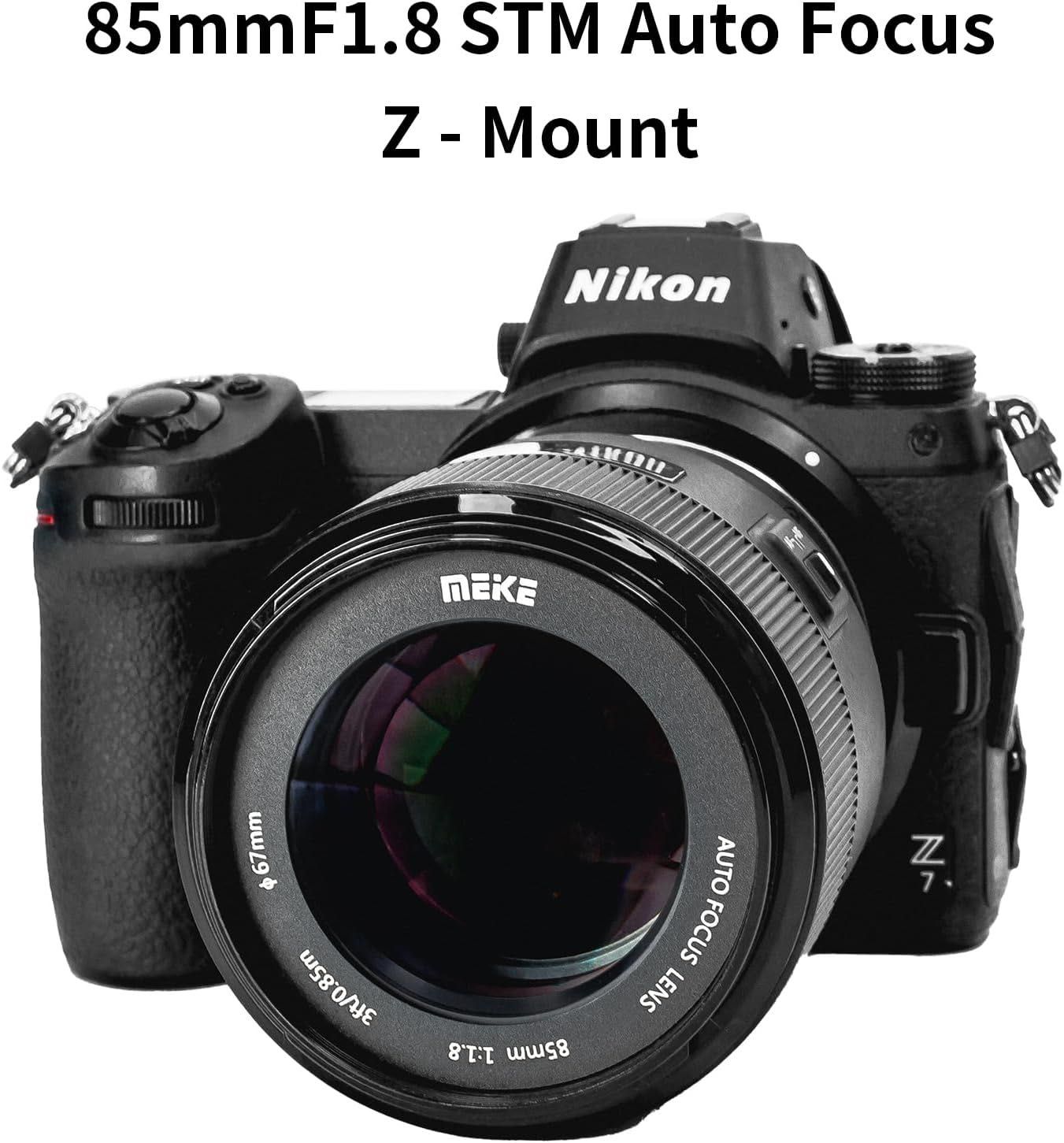 Meike 85 mm F1,8  câmaras Nikon Z Mount Z50, Z5, Z6, Z7(Nova )