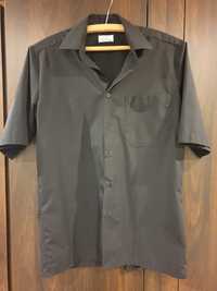 Czarna koszula z krótkim rękawem rozmiar L 38 na 176-182