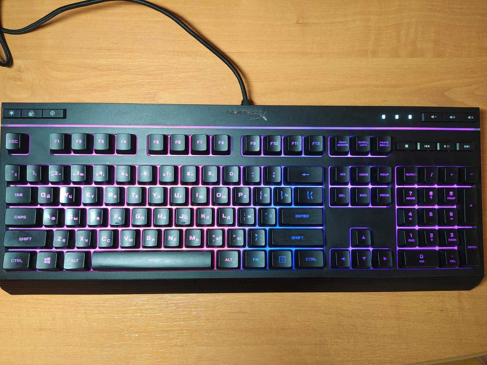 Клавіатура HYPERX Alloy Core RGB Gaming Keyboard USB Black