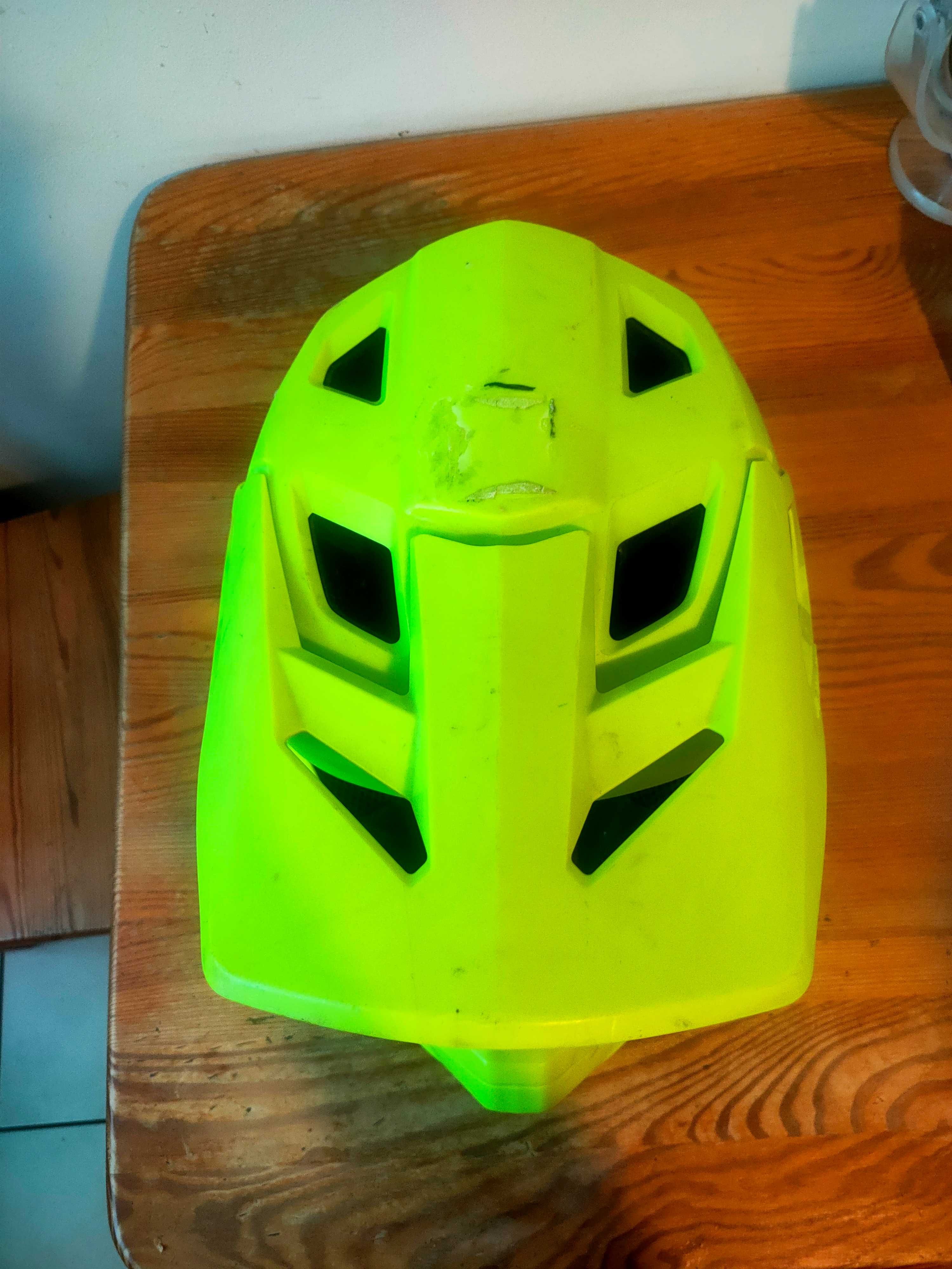 Kask Fox rampage yellow fluo