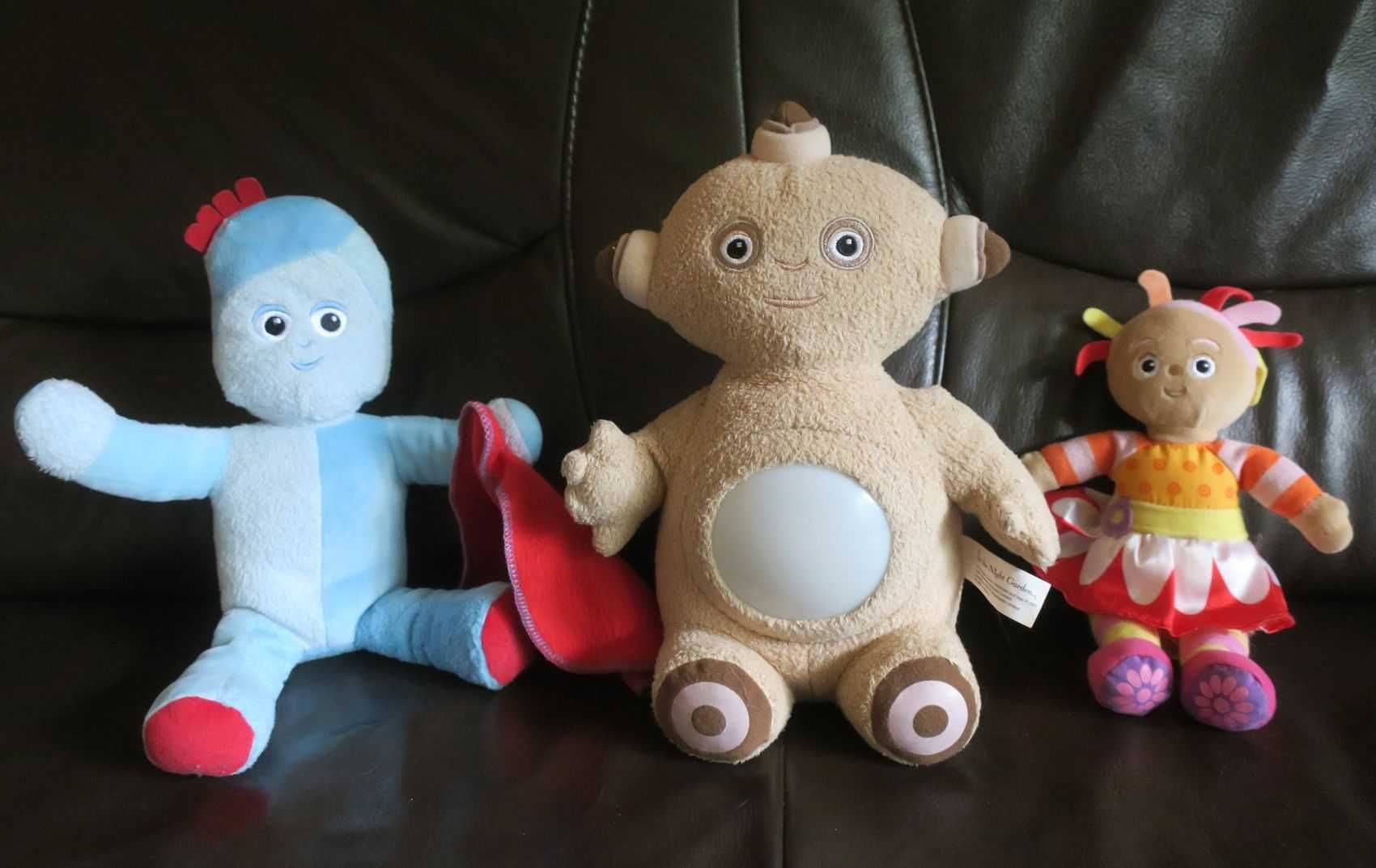 3 maskotki Dobranocny Ogród Maka Paka interaktywny Iggle Piggle Upsy D