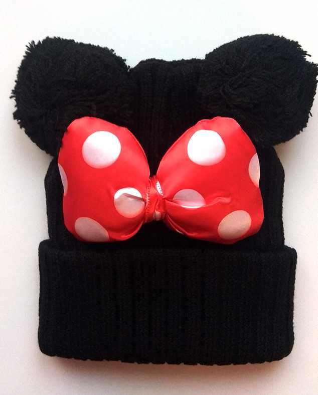 Шапка шапочка детская Минни маус Minnie Mouse