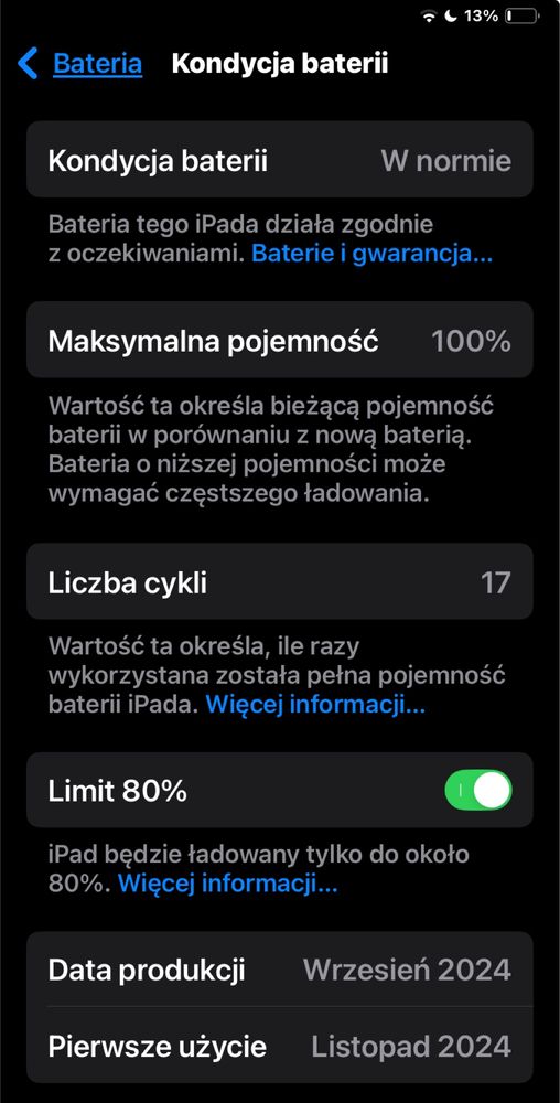 APPLE iPad mini 8.3" 7 gen. 128 GB Wi-Fi Gwiezdna szarość