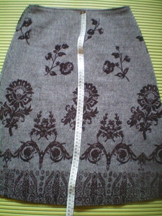 Юбка утеплённая тёплая с узором спiдниця з вiзерунком