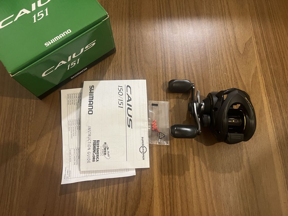 multiplikator Kołowrotek Shimano caius 151 jak nowe